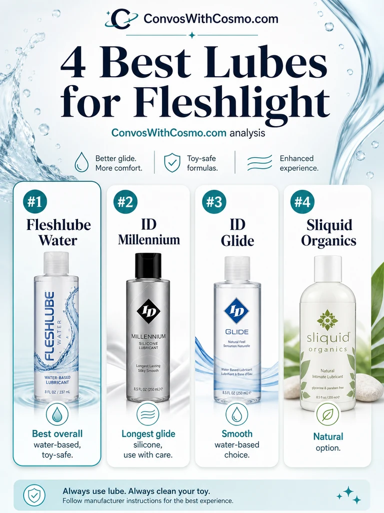 Best Lube for Fleshlight: 4 Simple Picks (2026)